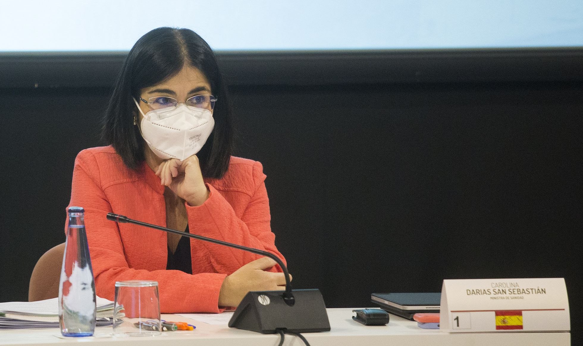 La ministra de Sanidad, Carolina Darias